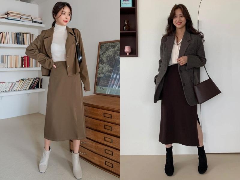 Áo blazer là item phù hợp với các cô nàng công sở (Nguồn: us.shein.com)