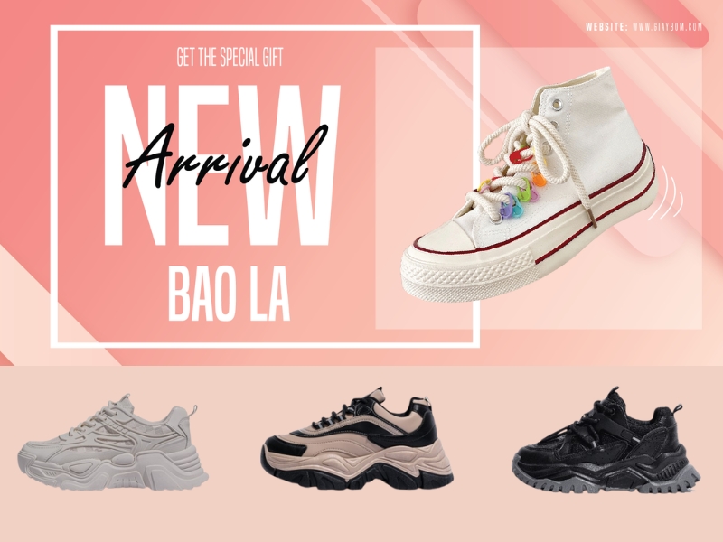 GiayBom mang đến những đôi sneaker phù hợp với học sinh sinh viên (Nguồn: Shopee Blog)