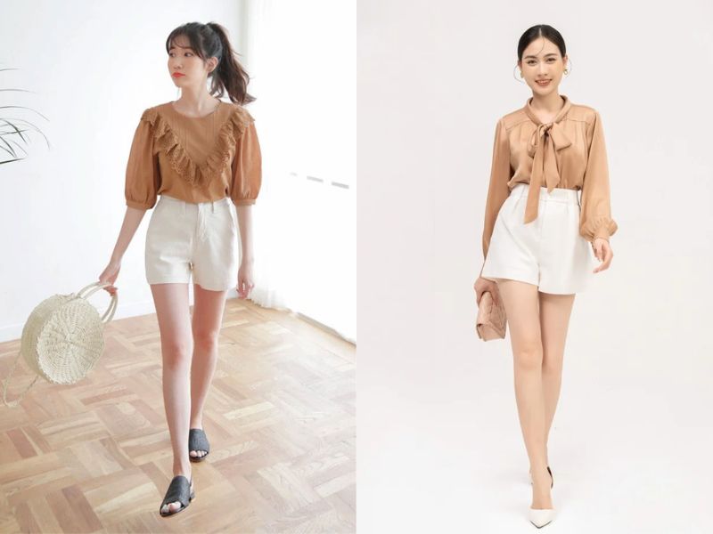 Màu be phối với màu gì? (Nguồn: META.vn/ Nem Fashion)