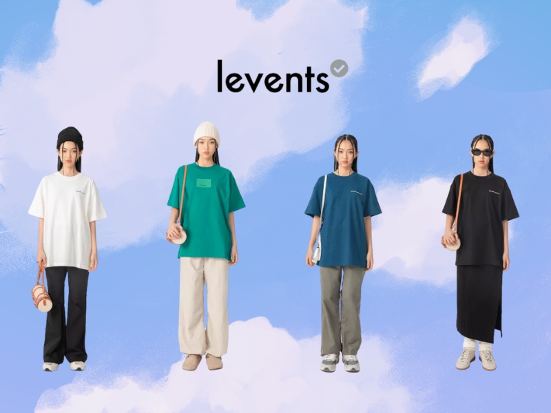 Local brand Levents có đa dạng sản phẩm với giá thành phải chăng (Nguồn: shopee.vn)