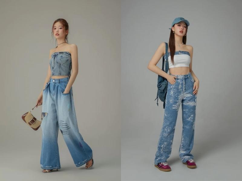 Quần ống rộng giúp outfit của bạn trông cool ngầu hơn (Nguồn: chuumade.com)